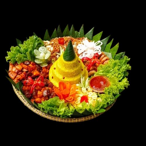 Nasi Tumpeng Sedang